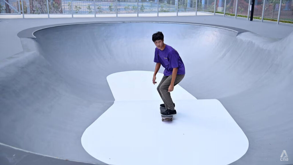 Trifecta’s skate bowl in Sinagpore