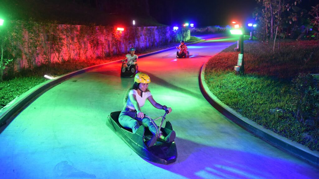 The Skyline Luge in Singapore