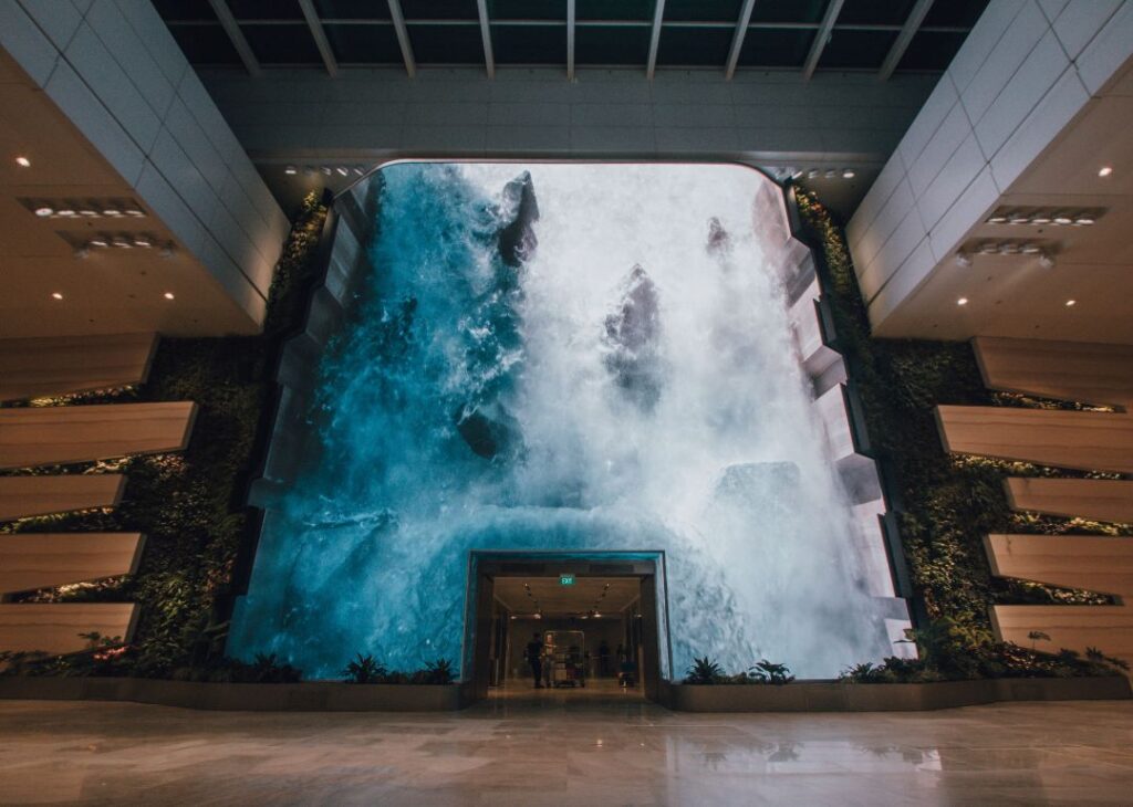 Changi Airport Terminal 2 in Singapore