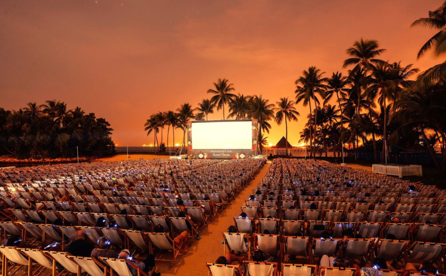 Hendrick’s Sunset Cinema in Singapore