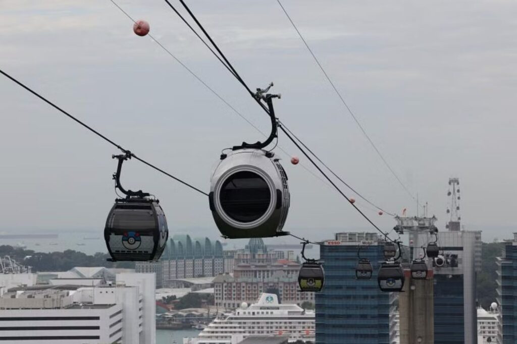 Singapore Cable Car Unveils
